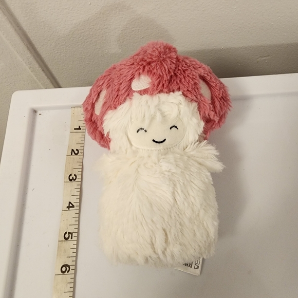 Slumberkins Mushroom Plush Red White Story Book Stuffed Toy Garden Plant - Picture 4 of 4